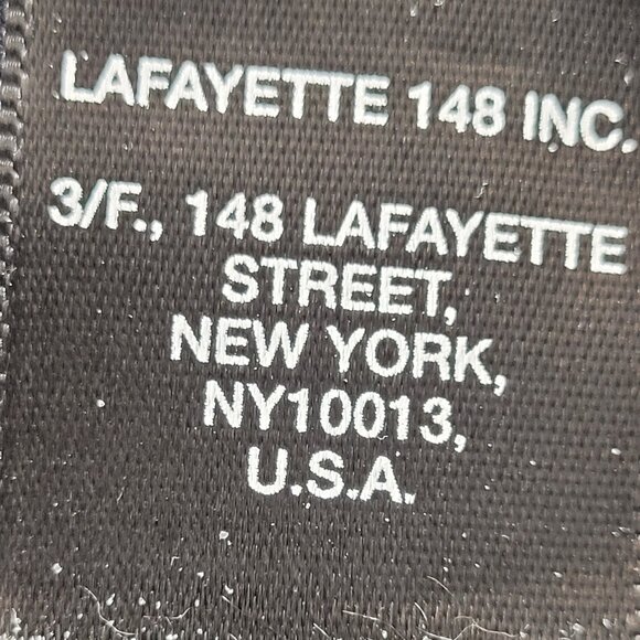 Lafayette 148 New York Demi Punto Milano Zip-Up Dress Navy Blue Size XL - Picture 9 of 11